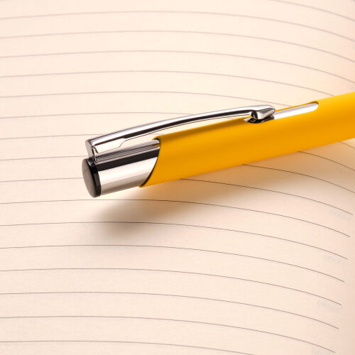 Шариковая ручка Alpha, желтая 3