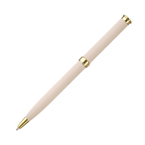 Шариковая ручка Benua, бежевая/позолота 3