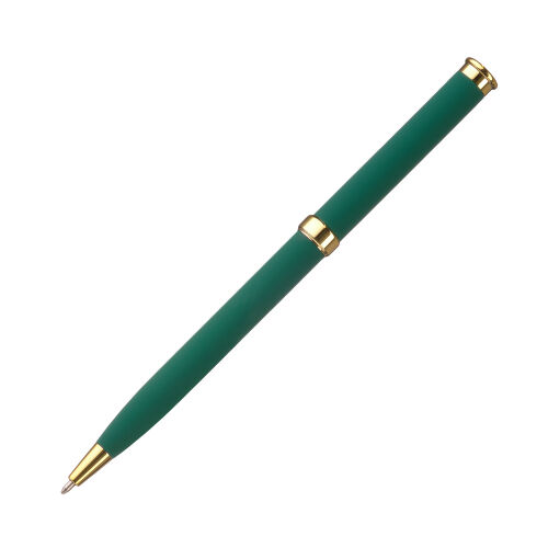 Шариковая ручка Benua, зеленая/позолота 3