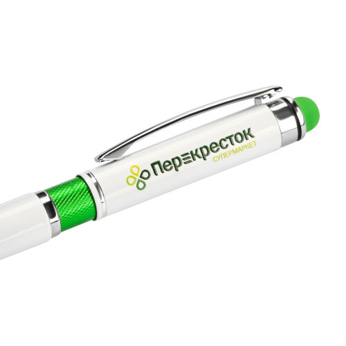 Шариковая ручка Arctic, белая/зеленая 3