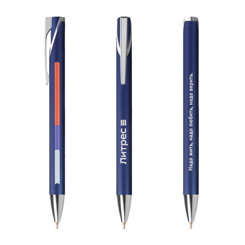 Шариковая ручка Legato, синяя 4