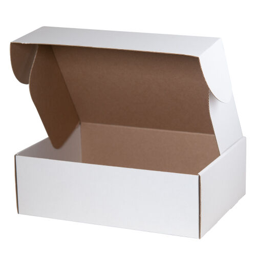 Подарочная коробка универсальная средняя, белая, 345 х 255 х 110 1