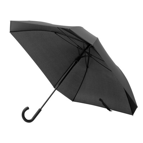 Зонт-трость с квадратным куполом Mistral, черный 8