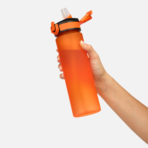 Бутылка для воды Flip, оранжевая 4