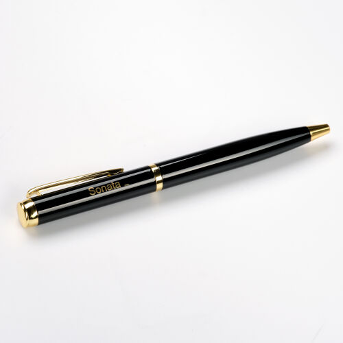 Шариковая ручка Sonata BP, черная/позолота 4