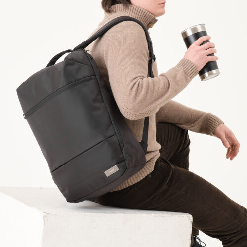 Бизнес рюкзак Taller  с USB разъемом, черный 3