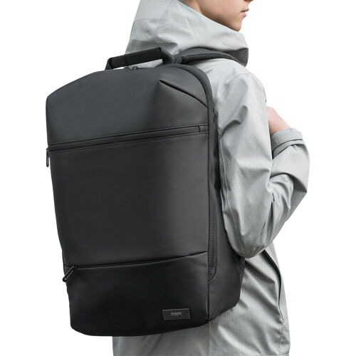 Бизнес рюкзак Taller  с USB разъемом, черный 12