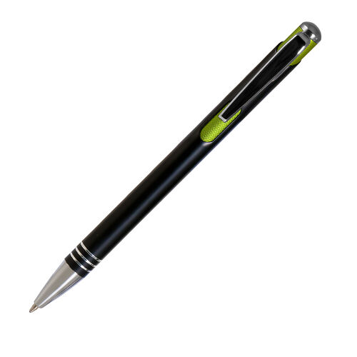 Шариковая ручка Bello, черная/оливковая 1