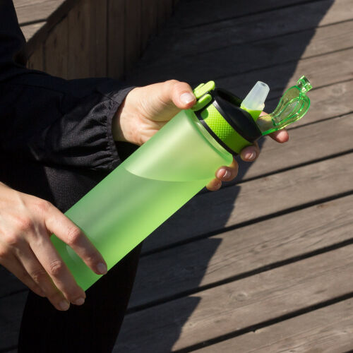 Бутылка для воды Flip, зеленая 7