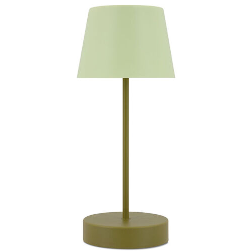 Лампа настольная oscar usb, 14,5х14,5х34 см, оливковая 1