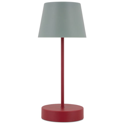 Лампа настольная oscar usb, 14,5х14,5х34 см, красная 1