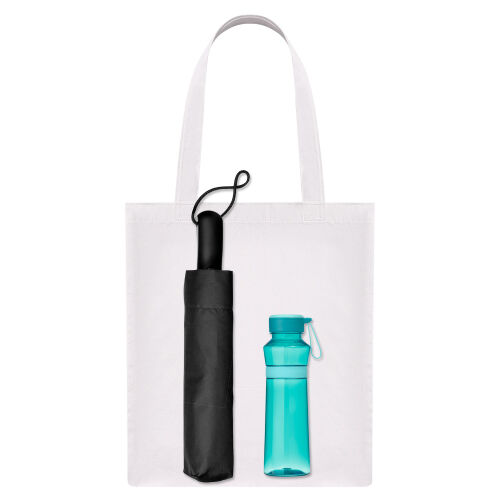 Подарочный набор Levante, бирюзовый (зонт, спортбутылка, шоппер) 1