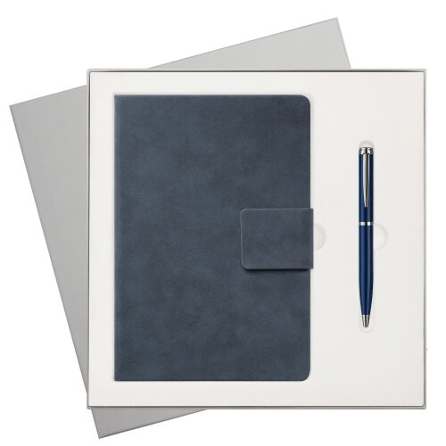Подарочный набор Ritz, синий (ежедневник, ручка) 1
