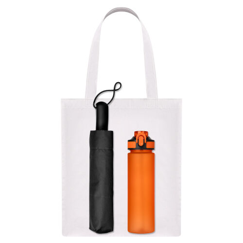 Подарочный набор Levante, оранжевый (зонт, спортбутылка, шоппер) 1