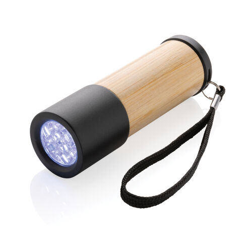 Карманный фонарик из бамбука и переработанного пластика RCS 8