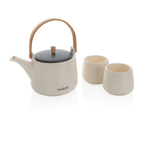 Набор керамический чайник Ukiyo с чашками 8