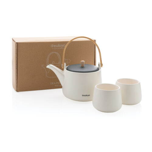 Набор керамический чайник Ukiyo с чашками 9