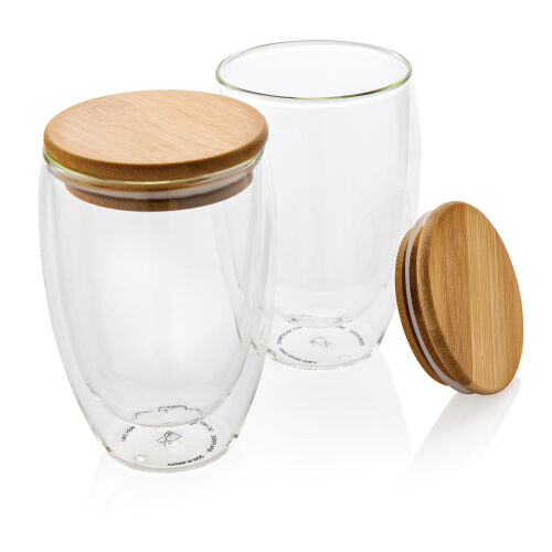 Набор стаканов из боросиликатного стекла с двойными стенками и б 8