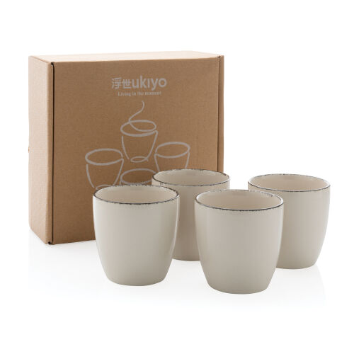 Набор керамических чашек Ukiyo, 4 предмета 2