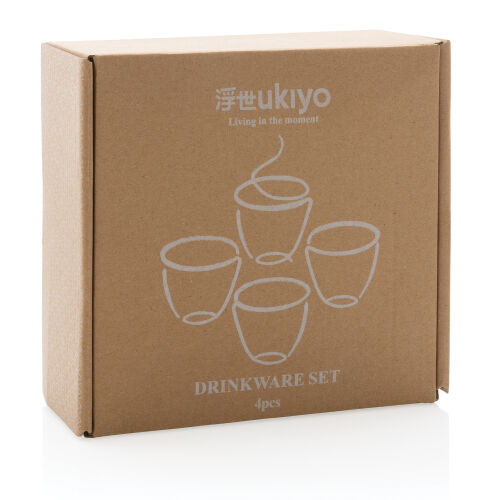 Набор керамических чашек Ukiyo, 4 предмета 6