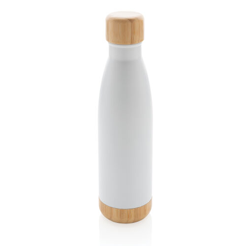 Вакуумная бутылка из нержавеющей стали и бамбука, 520 мл 8