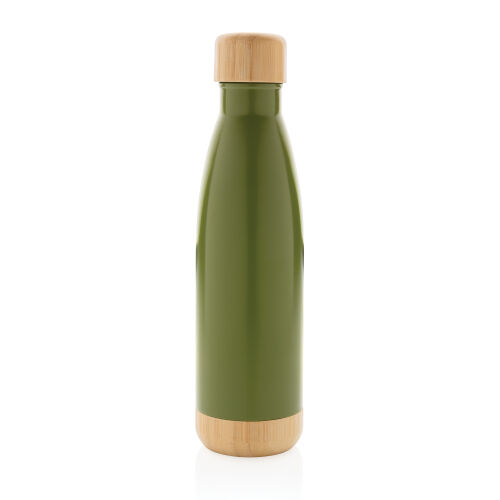 Вакуумная бутылка из нержавеющей стали и бамбука, 520 мл 1