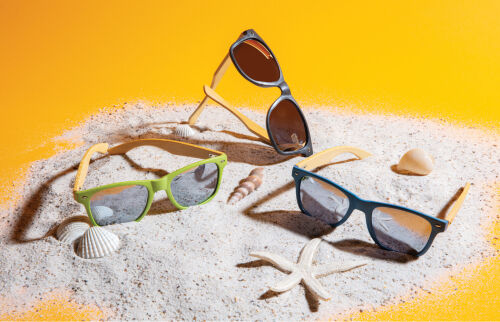 Солнцезащитные очки Wheat straw с бамбуковыми дужками 6