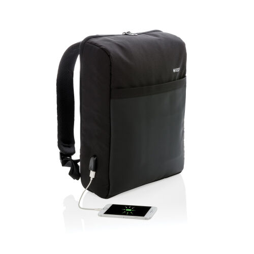 Антикражный рюкзак Swiss Peak 15"  с RFID защитой и разъемом USB 9