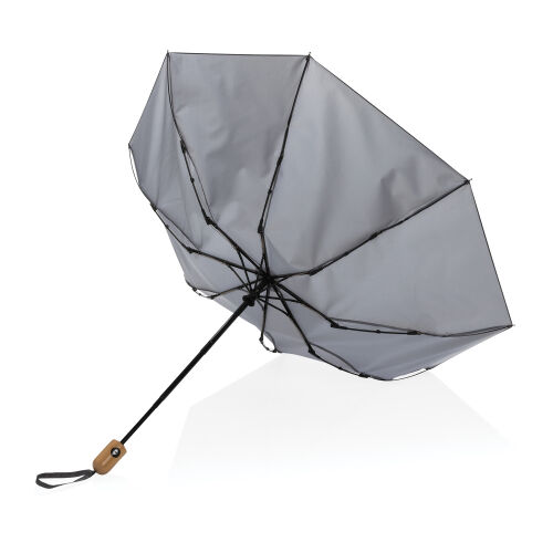 Автоматический зонт Impact из RPET AWARE™ с бамбуковой рукояткой 10