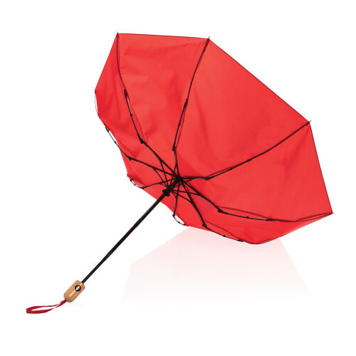 Автоматический зонт Impact из RPET AWARE™ с бамбуковой рукояткой 2