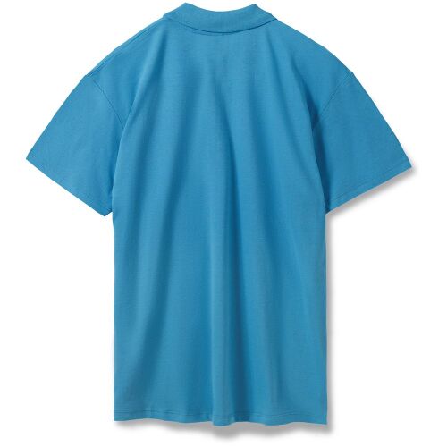 Рубашка поло мужская Summer 170 ярко-бирюзовая, размер L 2