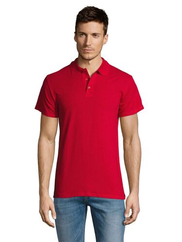 Рубашка поло мужская Summer 170 красная, размер XXL 4