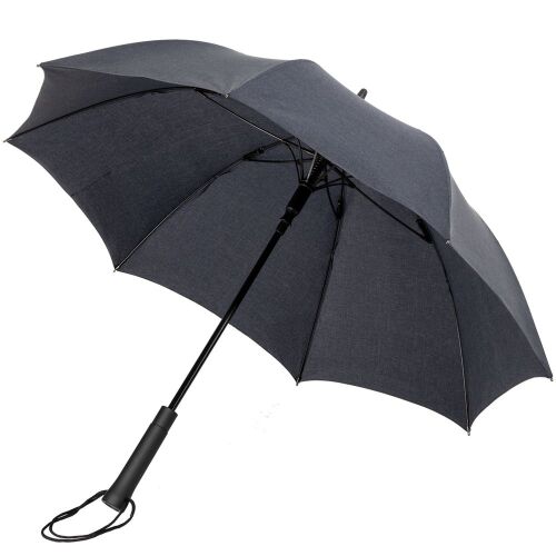 Зонт-трость rainVestment, темно-синий меланж 2