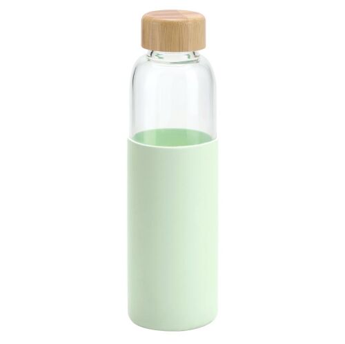 Бутылка для воды Dakar, прозрачная с зеленым 1