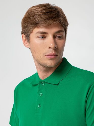 Рубашка поло мужская Summer 170 ярко-зеленая, размер XS 6