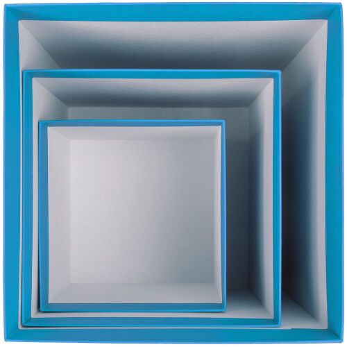 Коробка Cube, L, голубая 4