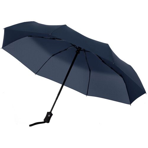 Зонт складной Monsoon, темно-синий, без чехла 3