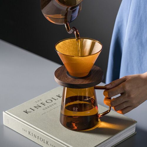 Кофейный набор Amber Coffee Maker Set, оранжевый с черным 7