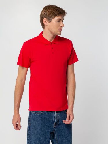 Рубашка поло мужская Spring 210 красная, размер S 4
