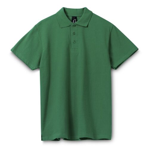 Рубашка поло мужская Spring 210 темно-зеленая, размер L 1