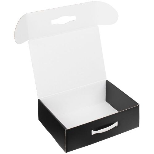 Коробка Matter Light, черная, с белой ручкой 2