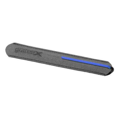 Шариковая ручка GrafeeX в чехле, черная с синим 3