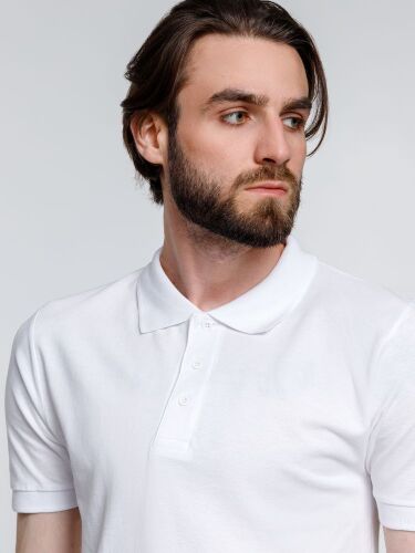 Рубашка поло мужская Adam, белая, размер XL 5