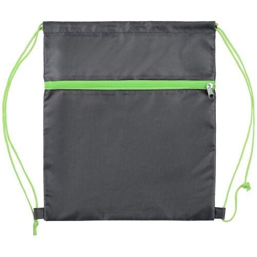 Детский рюкзак Novice, серый с зеленым 3