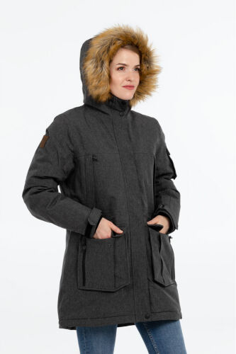 Куртка парка женская Explorer серый меланж, размер XS 5