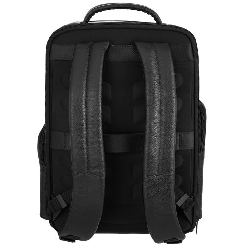 Кожаный рюкзак для ноутбука Santiago, черный 5