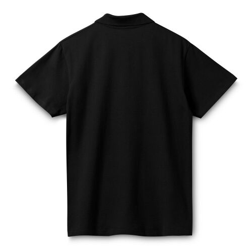 Рубашка поло мужская Spring 210 черная, размер 3XL 1