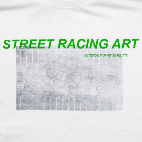Футболка Street Racing Art, белая, размер XXL 5