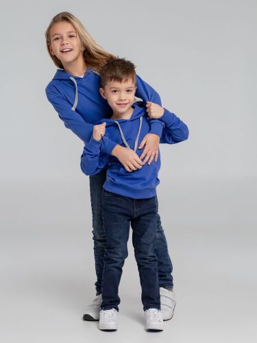 Толстовка с капюшоном детская Kirenga Kids, ярко-синяя, 12 лет 7