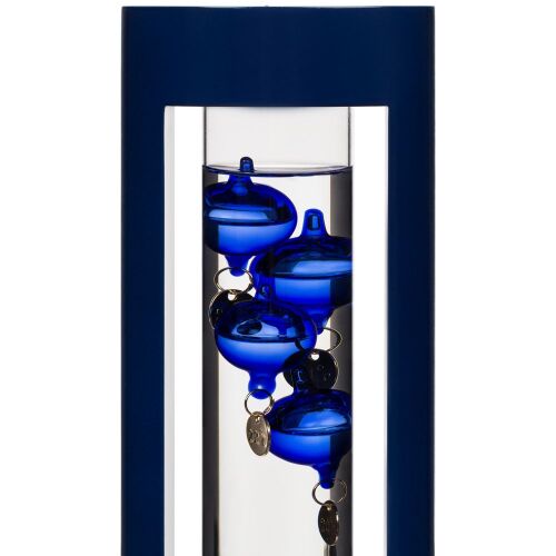 Термометр «Галилео» в деревянном корпусе, синий 10